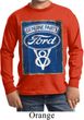 Kids Ford Shirt V8 Genuine Ford Parts Long Sleeve Tee T-Shirt