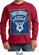 Kids Ford Shirt V8 Genuine Ford Parts Long Sleeve Tee T-Shirt