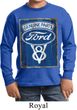 Kids Ford Shirt V8 Genuine Ford Parts Long Sleeve Tee T-Shirt