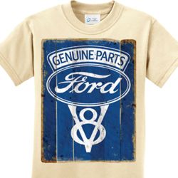 Kids Ford Shirt V8 Genuine Ford Parts Tee T-Shirt
