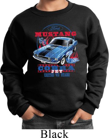 Kids Ford Sweatshirt 1968 Cobra Jet Sweat Shirt