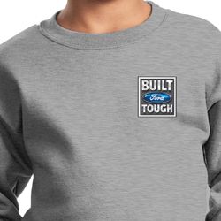 Kids Ford Sweatshirt Built Ford Tough Pocket Print Sweat Shirt