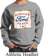 Kids Ford Sweatshirt Distressed Genuine Ford Parts Sweat Shirt