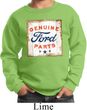 Kids Ford Sweatshirt Distressed Genuine Ford Parts Sweat Shirt