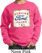 Kids Ford Sweatshirt Distressed Genuine Ford Parts Sweat Shirt