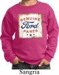 Kids Ford Sweatshirt Distressed Genuine Ford Parts Sweat Shirt