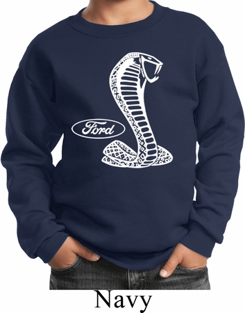 Kids Ford Sweatshirt Mustang Cobra Sweat Shirt