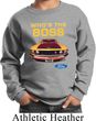 Kids Ford Sweatshirt Mustang Who's The Boss Sweat Shirt