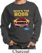 Kids Ford Sweatshirt Mustang Who's The Boss Sweat Shirt