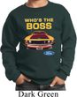 Kids Ford Sweatshirt Mustang Who's The Boss Sweat Shirt