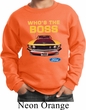 Kids Ford Sweatshirt Mustang Who's The Boss Sweat Shirt