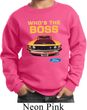 Kids Ford Sweatshirt Mustang Who's The Boss Sweat Shirt