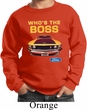 Kids Ford Sweatshirt Mustang Who's The Boss Sweat Shirt