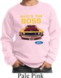 Kids Ford Sweatshirt Mustang Who's The Boss Sweat Shirt