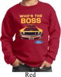 Kids Ford Sweatshirt Mustang Who's The Boss Sweat Shirt