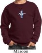 Kids Ford Sweatshirt The Legend Lives Crest Small Print Sweat Shirt