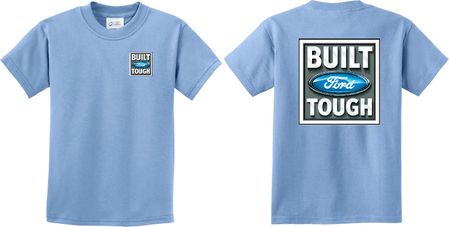 Kids Ford Tee Built Ford Tough (Front & Back) Youth T-shirt