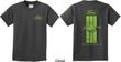 Kids Ford Tee Green Mustang Stripe (Front & Back) Youth Shirt