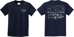 Kids Ford Tee Mustang with Grill (Front & Back) Youth T-shirt