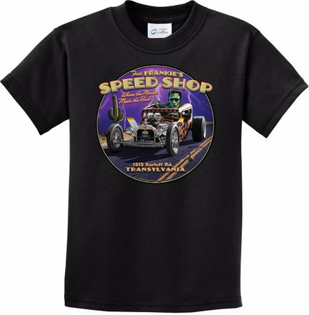Kids Frankenstein Tee Frankie's Speed Shop Youth T-shirt
