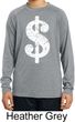 Kids Funny Distressed Dollar Sign Dry Wicking Long Sleeve Tee T-Shirt