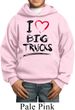 Kids Funny Hoodie I Love Big Trucks Hoody