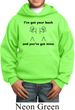 Kids Funny Hoodie I've Got Your Back Hoody