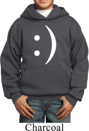 Kids Funny Hoodie Smiley Chat Face Hoody