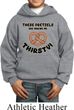 Kids Funny Hoodie Thirsty Pretzels Hoody