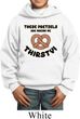 Kids Funny Hoodie Thirsty Pretzels Hoody