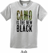 Kids Funny Shirt Camo is the New Black Tee T-Shirt