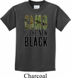 Kids Funny Shirt Camo is the New Black Tee T-Shirt