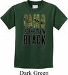 Kids Funny Shirt Camo is the New Black Tee T-Shirt