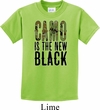 Kids Funny Shirt Camo is the New Black Tee T-Shirt