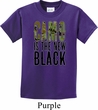 Kids Funny Shirt Camo is the New Black Tee T-Shirt