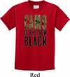 Kids Funny Shirt Camo is the New Black Tee T-Shirt