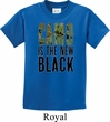 Kids Funny Shirt Camo is the New Black Tee T-Shirt