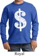 Kids Funny Shirt Distressed Dollar Sign Long Sleeve Tee T-Shirt