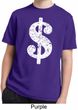 Kids Funny Shirt Distressed Dollar Sign Moisture Wicking Tee T-Shirt