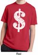 Kids Funny Shirt Distressed Dollar Sign Moisture Wicking Tee T-Shirt