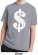 Kids Funny Shirt Distressed Dollar Sign Moisture Wicking Tee T-Shirt