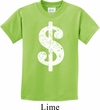 Kids Funny Shirt Distressed Dollar Sign Tee T-Shirt
