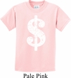 Kids Funny Shirt Distressed Dollar Sign Tee T-Shirt