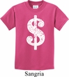 Kids Funny Shirt Distressed Dollar Sign Tee T-Shirt