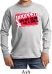 Kids Funny Shirt Dropped On My Head Long Sleeve Tee T-Shirt