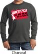 Kids Funny Shirt Dropped On My Head Long Sleeve Tee T-Shirt