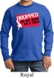 Kids Funny Shirt Dropped On My Head Long Sleeve Tee T-Shirt