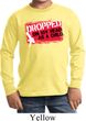 Kids Funny Shirt Dropped On My Head Long Sleeve Tee T-Shirt