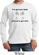 Kids Funny Shirt I've Got Your Back Long Sleeve Tee T-Shirt