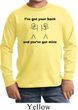 Kids Funny Shirt I've Got Your Back Long Sleeve Tee T-Shirt